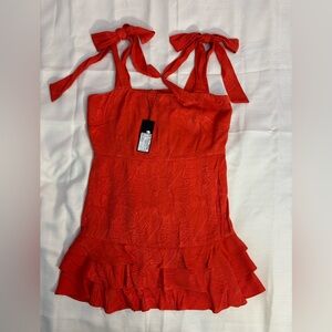 Gianni Bini Summer Red Mini Dress Sz 10 NWT | Gianni Bini Mini Dress | Summer -